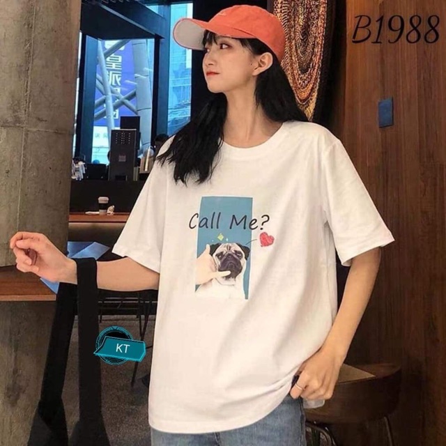 Áo phông cún Call me KTH0919