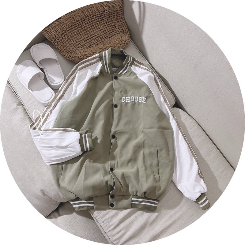 Áo KHOÁC BOMBER CHỮ choose