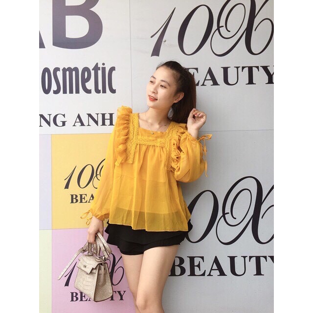 Áo bánh bèoáo tiểu thư SIÊU DỄ THƯƠNG