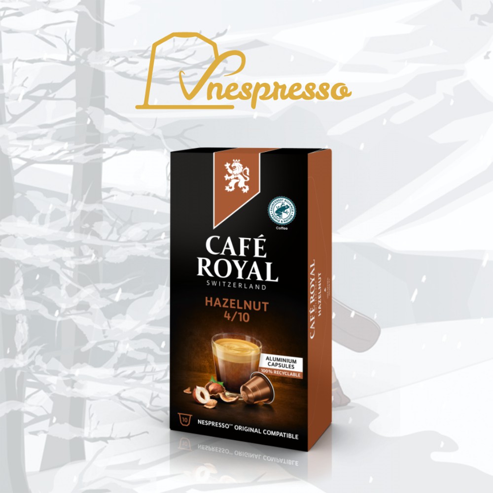 Viên nén cà phê Nespresso compatible Royal Cafe - hộp 10 viên