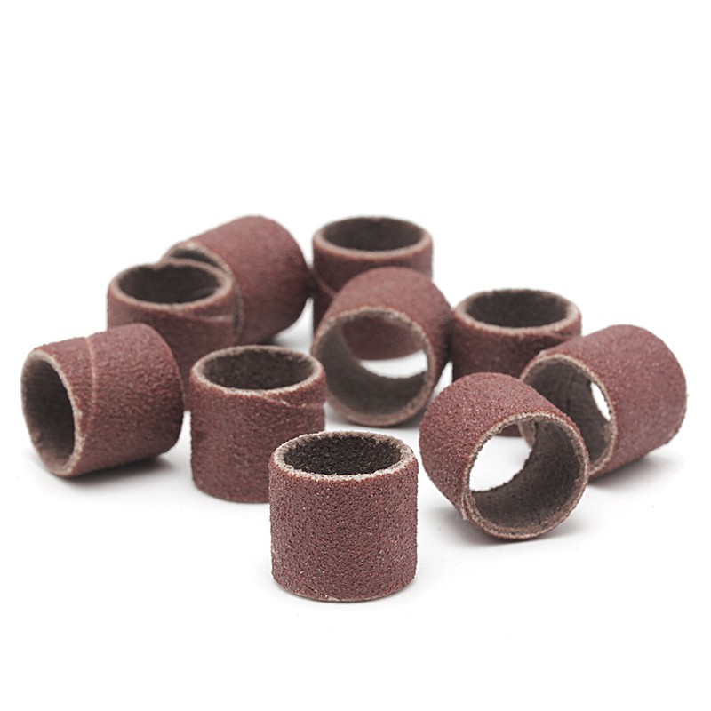 Bộ 10 Đầu Mài Móng Tay 12.5mm Grit 120 Và Trục 3.17mm