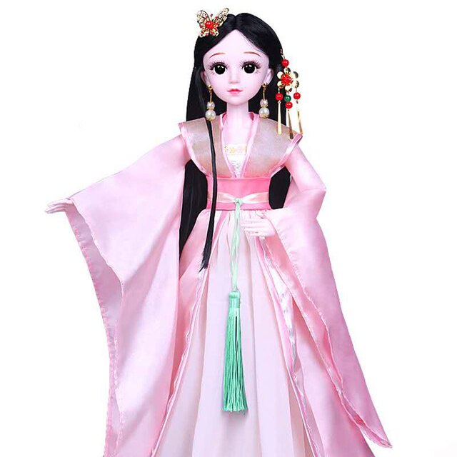 Sưu Tập Búp Bê BJD 60cm 1/3 18 Khớp Trong Bộ Váy Cổ Trang Đáng Yêu - KHÔNG KÈM PHỤ KIỆN