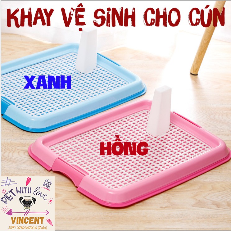 [RẺ NHẤT][HÀNG CÔNG TY] Khay vệ sinh cho cún - Khay tập cún đi vệ sinh giữ sạch sẽ nhà cửa - Nhựa tốt hàng loại 1