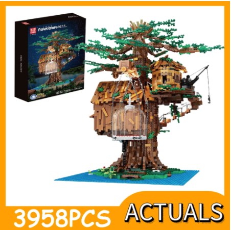 Đồ chơi Lắp ráp Mô hình Mould king 16033 Tree House  Ideas 21318 Bricks with Led Light  Nhà trên cây