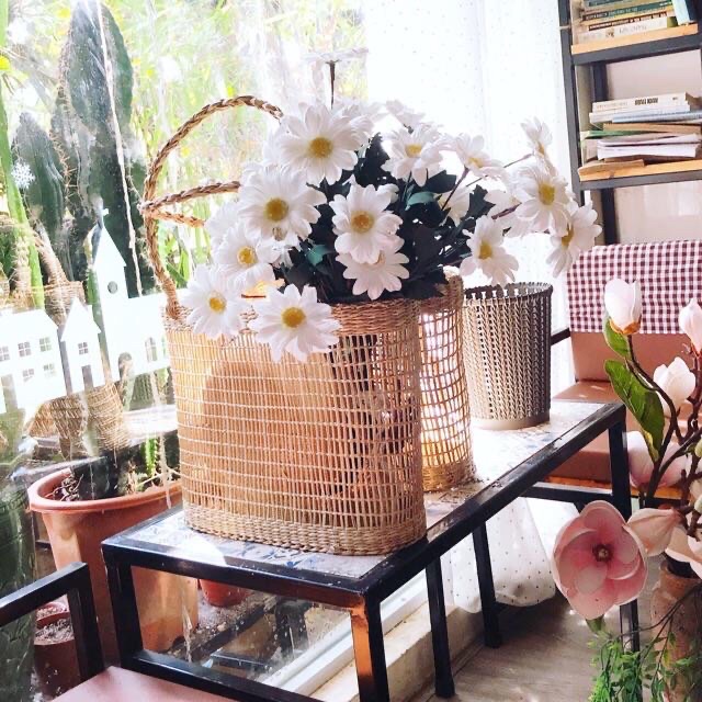 [Giá xưởng]Túi Cói Đan Chắn Song