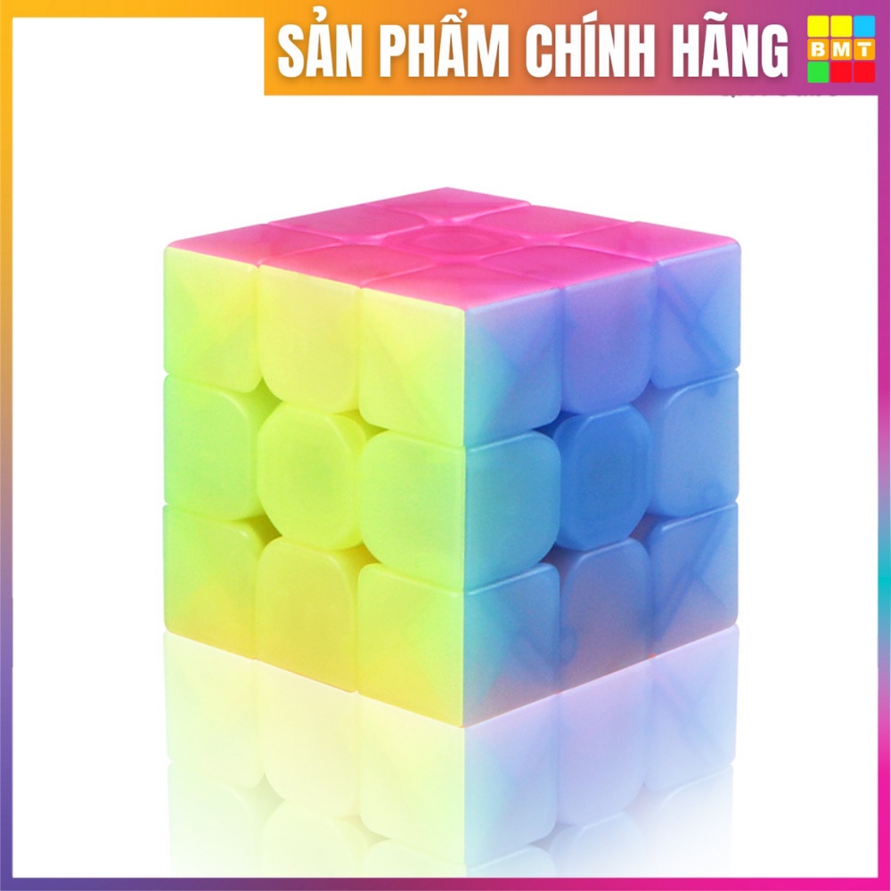 Rubik Biến Thể 3x3 Qiyi Yelly màu sắc, trang trí bàn học, RUBIK BMT, đồ chơi thông minh cho bé