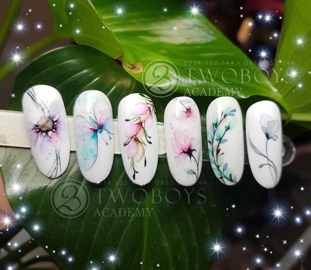 Cọ vẽ móng tay - bút vẽ nail * CỌ NGA CAO CẤP * Lông rái cá, lông thật kolinsky