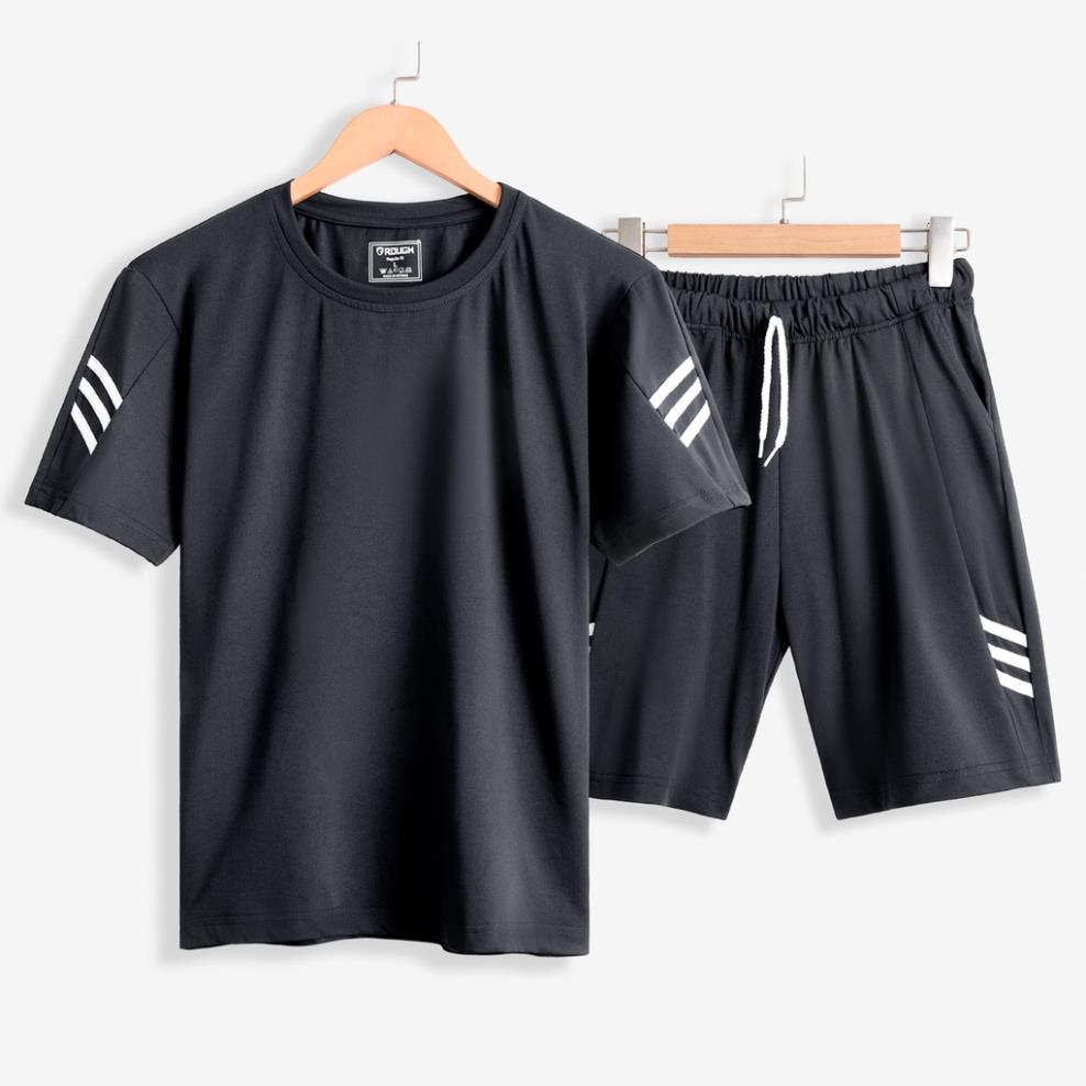 Bộ Thể Thao Nam ROUGH CoolFit chất thun co Giãn, năng động mùa Hè, 4 màu trẻ trung !