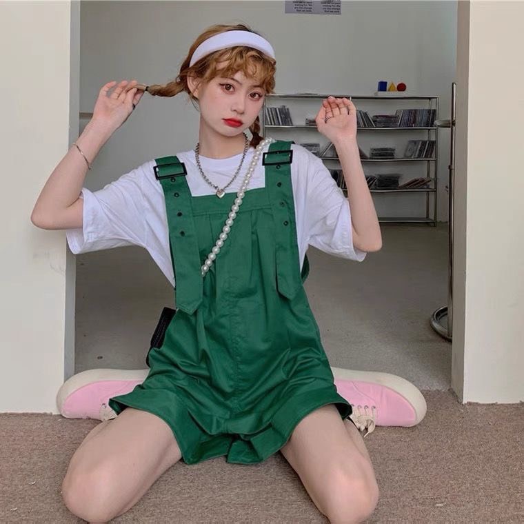 Quần Yếm Ngắn Nhiều Màu Xinh Cho Các Cô Gái Thích Style Cute | Bé Tiu Clothing