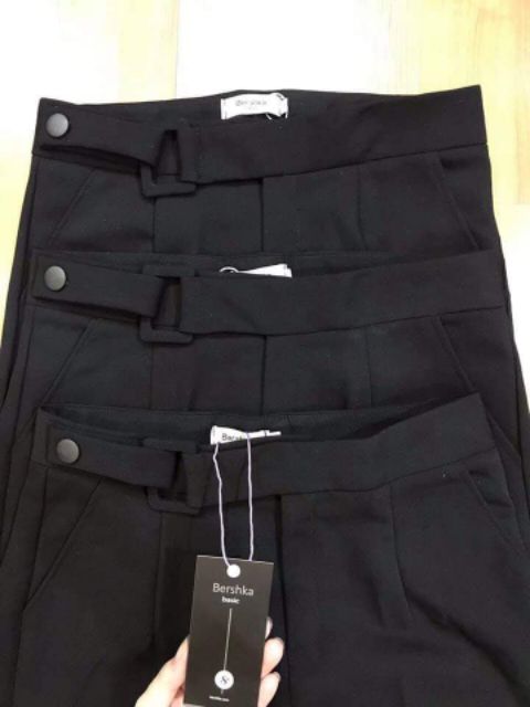 Quần baggy nữ đai lệch
