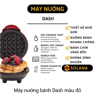 Máy nướng bánh - máy làm bánh crepe tổ ong dash chống dính cao cấp 8409