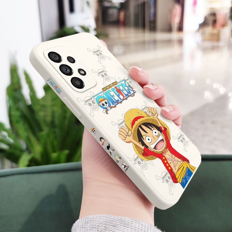 Ốp Điện Thoại Silicon Dẻo Họa Tiết Hoạt Hình Phiêu Lưu Biển Độc Đáo Cho Samsung Galaxy A73 A53 A33 A23 5G