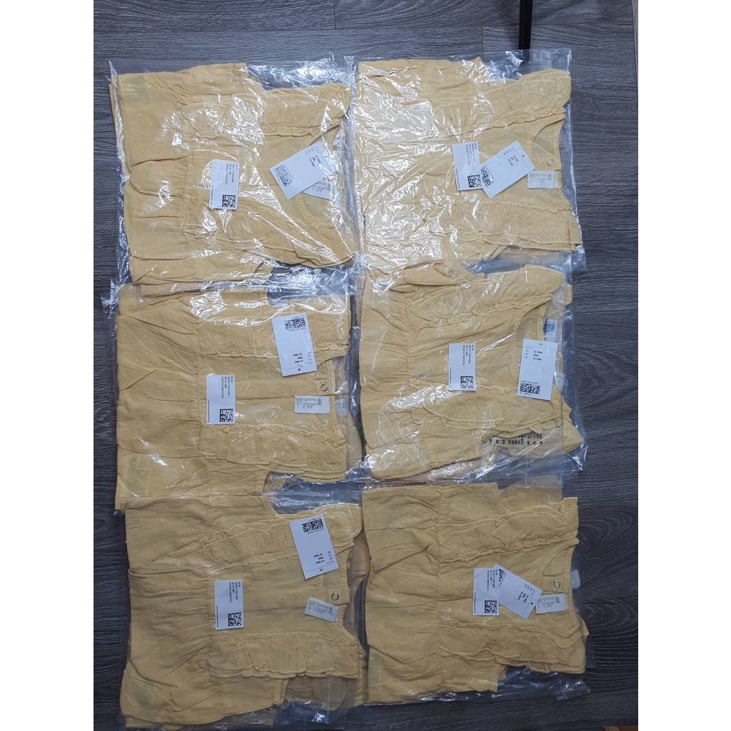 Bộ liền thân chất cotton Organic HM siêu mềm cho bé