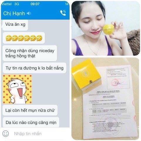KEM NICE DAY PRINCESS WHITE DƯỠNG DA MẶT TRẮNG HỒNG HIỆU QUẢ NHẤT  -GIÁ RẺ VÔ ĐỊCH HÀNG CHÍNH HÃNG