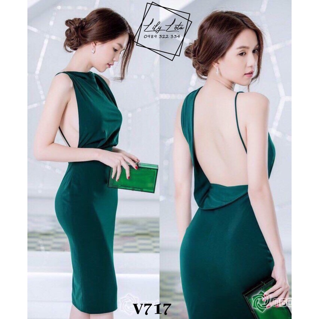 Đầm Body hở lưng Ngọc Trinh V717