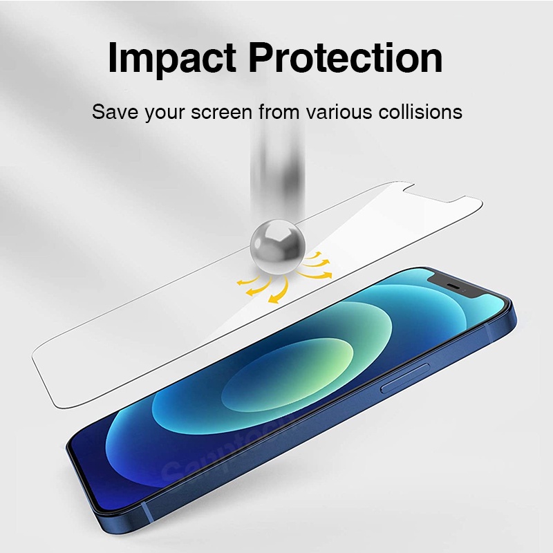 Sanptoch Screen Protector For iPhone 11 12 13 Pro Max Mini X Xs Max XR 9H Hardness HD Tempered Glass For iPhone 8 7 6 6s Plus SE 2020 Protective Film