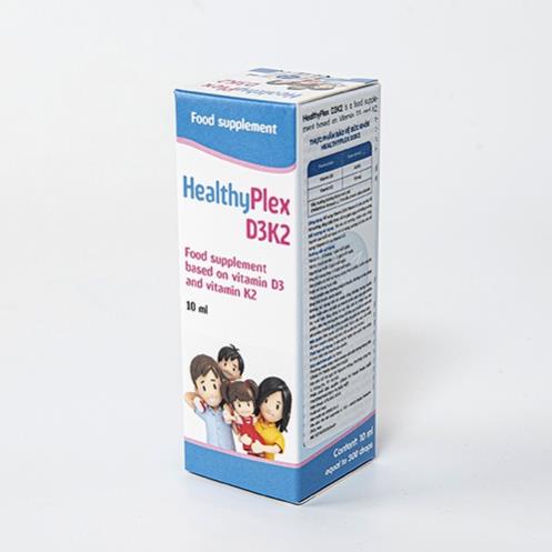 Healthy Plex D3K2.Bổ Sung Vitamin D3k2 Hấp Thu Canxi,Xương Răng,Phát Triển Chiều Cao