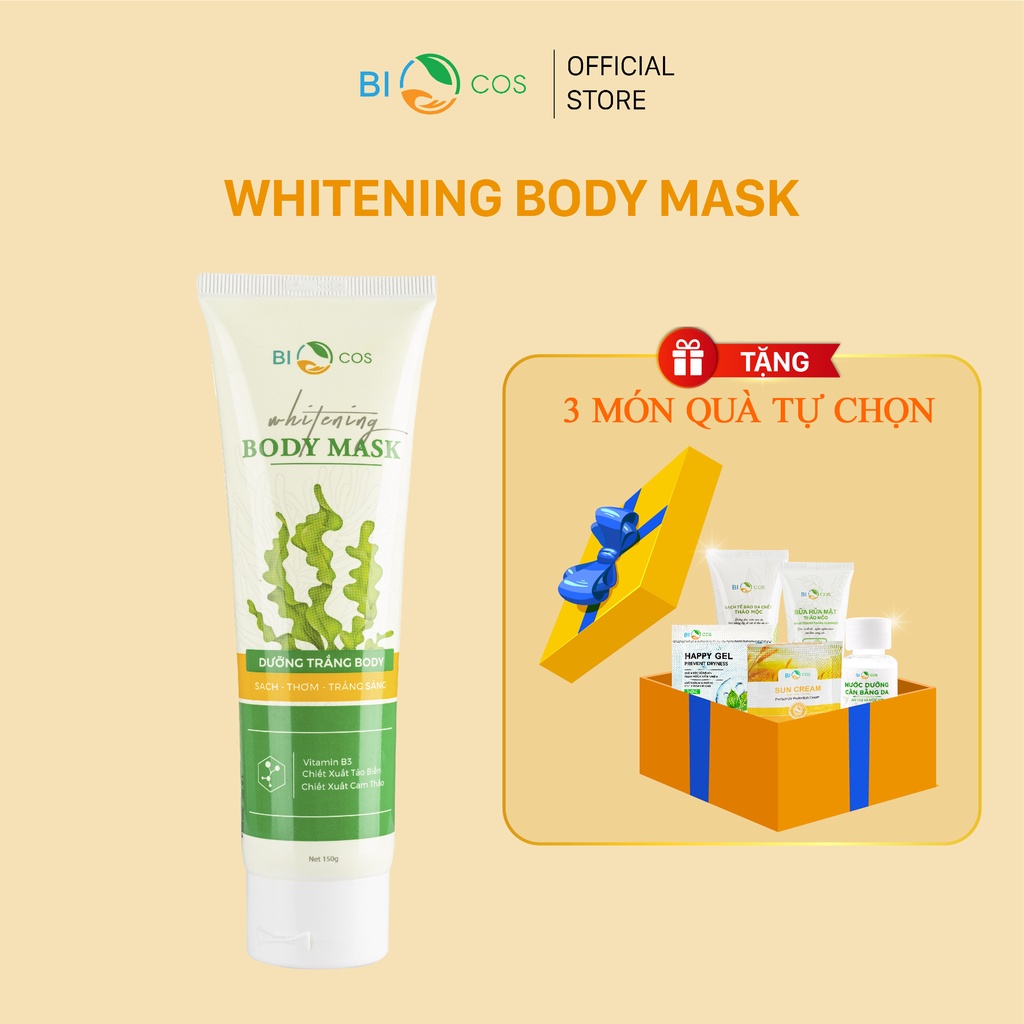 Kem Dưỡng Toàn Thân BIOCOS Whitening Body Mask 150g