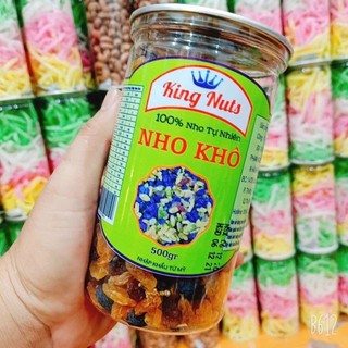 Nho khô Kingnuts Mỹ lon pet 500gr