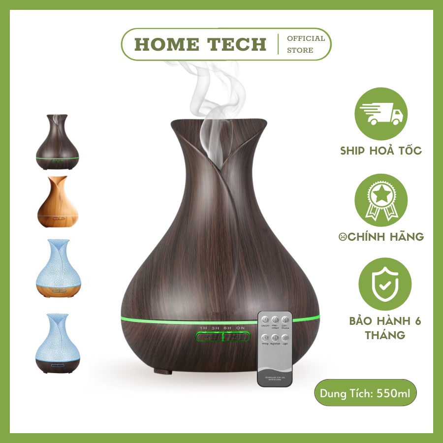 Máy Phun Sương Tạo Ẩm Khuếch Tán Tinh Dầu Cỡ Lớn: Phun Tinh Dầu Toả Hương Thơm Cho Phòng Ngủ, Phòng Khách
