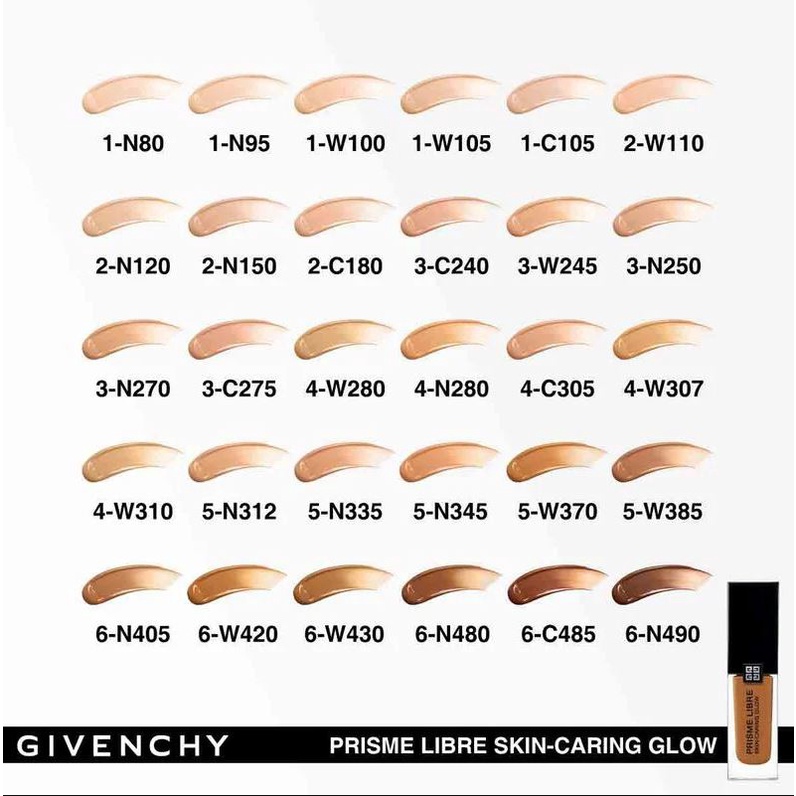 Givenchy - Kem nền căng bóng Prisme Libre Skin-Caring Glow 30ml | Shopee  Việt Nam