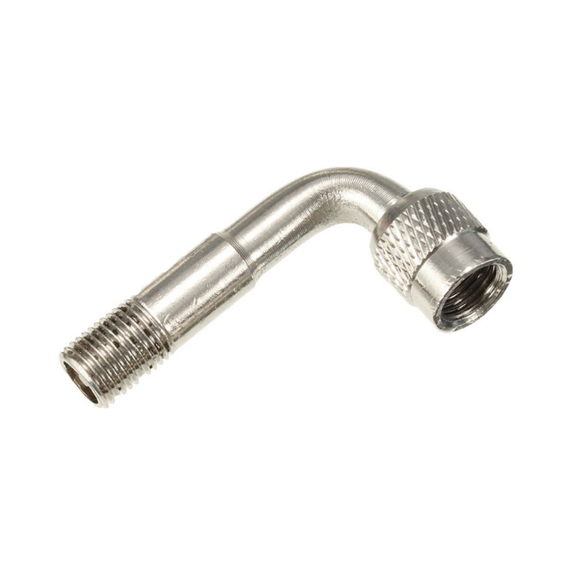 1 Van Lốp Xe Bằng Đồng Thau 45 / 90 / 135 Độ Kèm Đầu Nối Dài Cho Xe Tải / Xe Máy