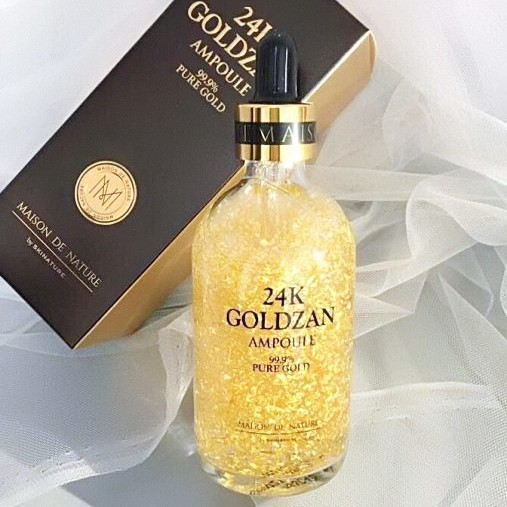 Tinh Chất 24k Goldzan Ampoule 99.9% Pure Gold - CẢI THIỆN THÂM NÁM LÂU NĂM