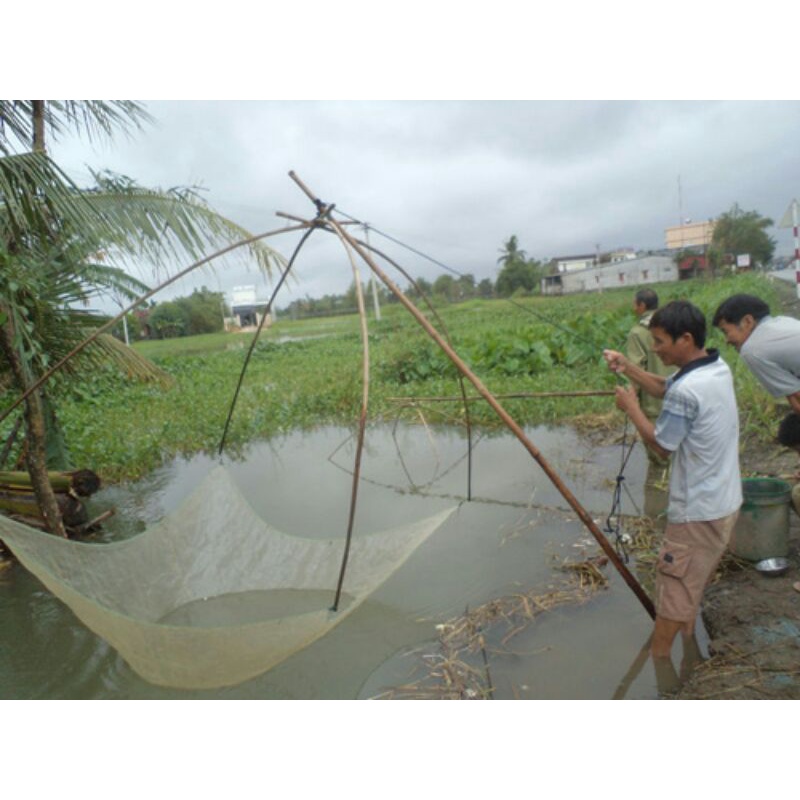 Vó ,bè Cước kéo tép,tôm,cá...mắt lưới 3ly