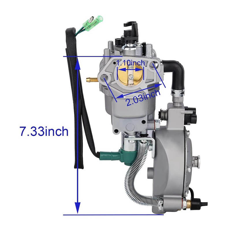 Bộ Chế Hòa Khí GX390 188F LPG &amp; CNG Chuyên Dụng Cho Máy Phát Điện GX340 GX420 7000 8500 8750 9000