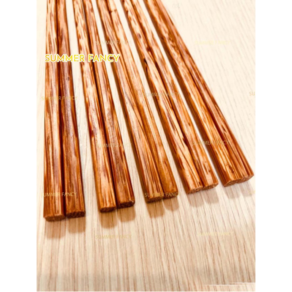 10 đôi đũa gỗ dừa Coconut chopstick