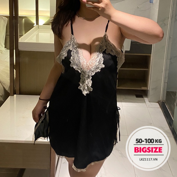 Đồ ngủ sexy gợi cảm ⚡️𝐁𝐈𝐆𝐒𝐈𝐙𝐄⚡️ Váy Đầm ngủ sexy gợi cảm 2 dây quyến rũ quảng châu cao cấp | BigBuy360 - bigbuy360.vn