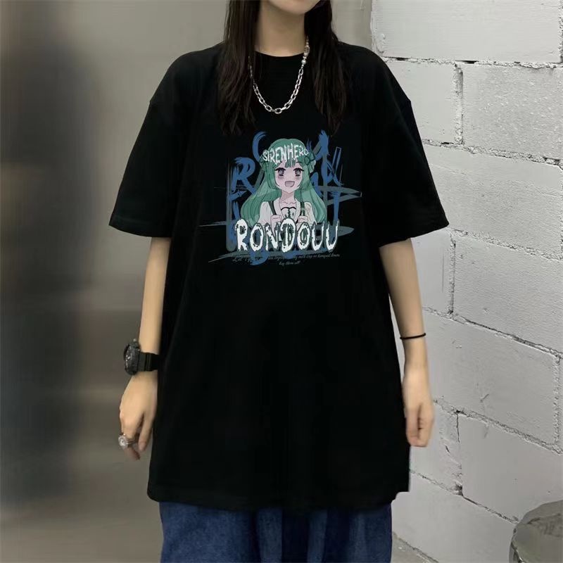 NRVP Áo Thun Cotton Tay Ngắn Cổ Tròn Màu Trơn Thời Trang Dành Cho Nữ