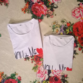 ÁO CẶP TRÁI TIM YOU + ME