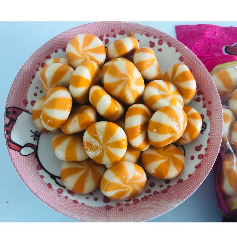 [HỎA TỐC SG] Bánh bao nhân trứng cá cam viên thả lẩu nướng chiên Malaysia - 500g