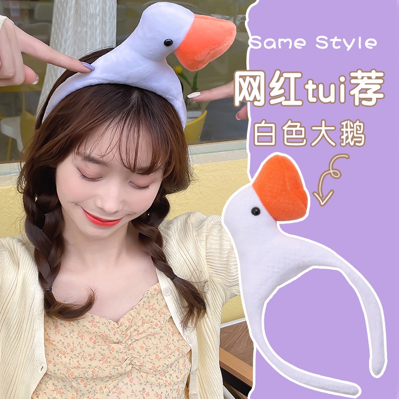 Băng đô lông vải nhung mềm mại hình hoạt hình dễ thương cho nữ