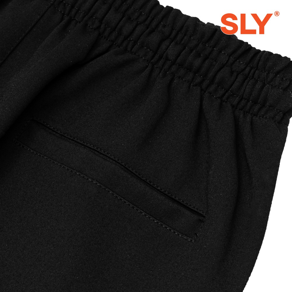 Quần Vải PICIGEN SLY Logo màu Đen