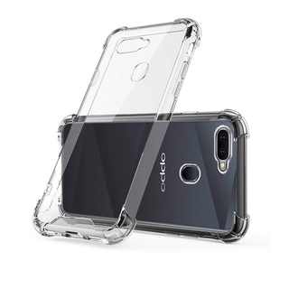 Ốp lưng Oppo F11 Pro F5 F7 F9 F15 Reno 2F 3 4 Pro Silicone Dẻo Trong suốt Chống sốc