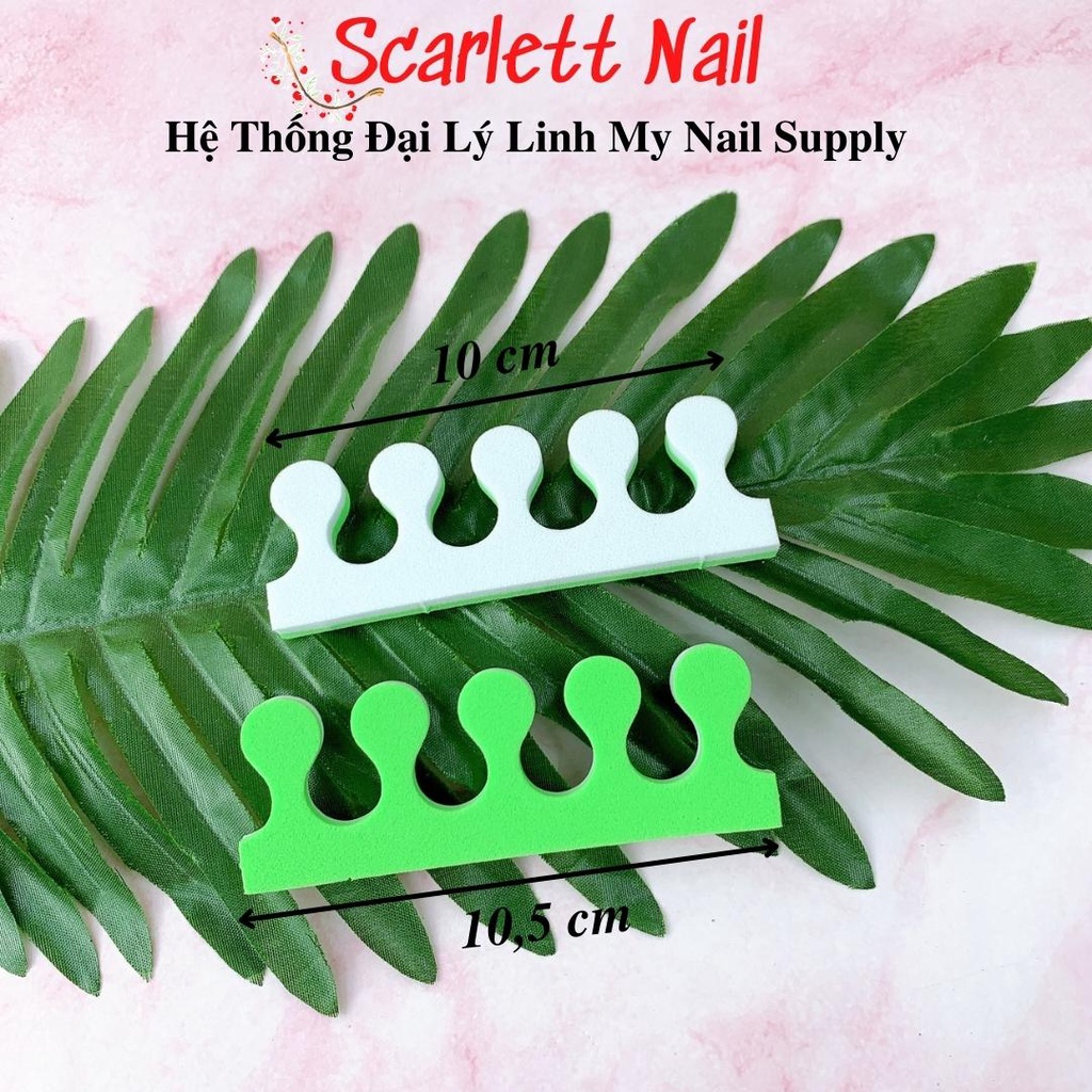 Set 2 Kẹp Tách Ngón Tay Ngón Chân Chống Lem Nước Sơn Khi Làm Móng Giao Ngẫu Nhiên