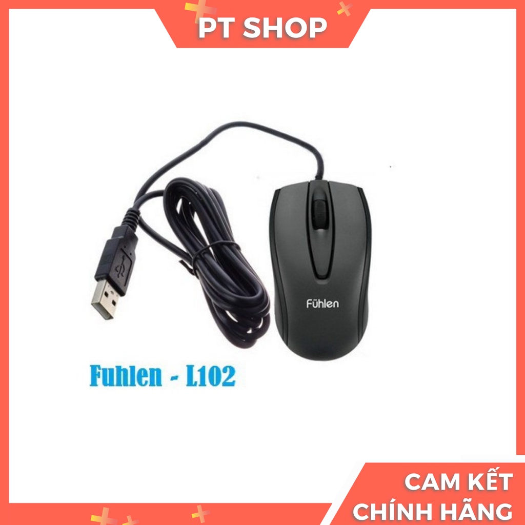 Chuột có dây, không dây Fulen L102 USB hàng chính hãng, thiết kế nhỏ gọn, độ nhạy cao - 𝑷𝑻 𝑺𝑯𝑶𝑷