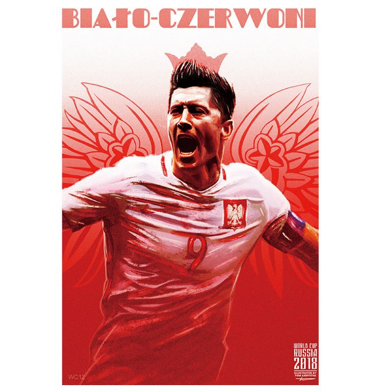 FIFA World Cup Football Soccer Star Paul Pogba Lewandowski Javier Hernández Balcázar CR7 Cristiano Ronaldo Vintage Craft Paper Poster Decorative Wall Sticker 1 pcs