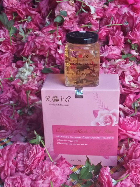 MẶT NẠ NGỦ COLLAGEN TỔ YẾN TƯƠI CÁNH HOA HỒNG 🌹🌹