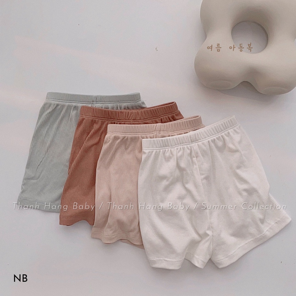 Bộ quần áo trẻ em, quần áo ba lỗ bé trai thun tăm thanh hằng Baby 7 - 17 kg