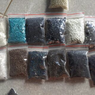 Combo hạt bẹt (trai 2-4mm)