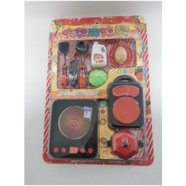 [Hàng mới về] Vỉ đồ chơi Nấu ăn đầy đủ dụng cụ Đầu bếp chuyên nghiệp