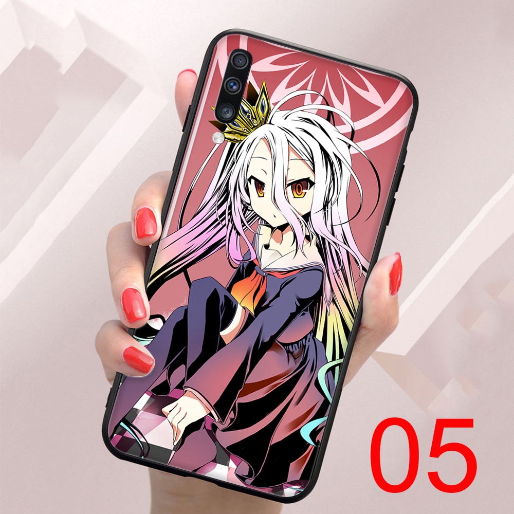 Ốp Điện Thoại Dẻo Viền Đen Họa Tiết Hoạt Hình No Game No Life Cho Samsung A10 A10S A20 A30 A20E A20S A30S A50 A50S A70 A70S