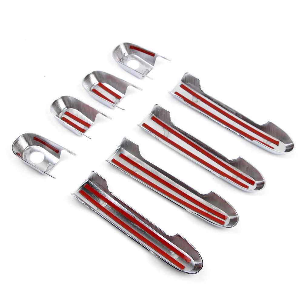 Ốp bọc tay nắm cửa cho xe hơi Hyundai Accent 2006 2007 2008 2009 2010 mạ crom ABS