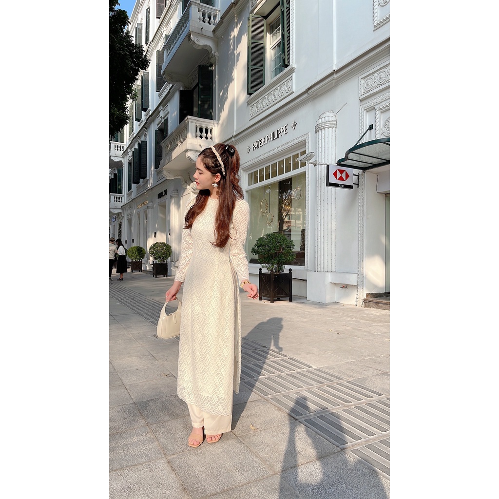 Áo dài ren Almira thời trang nữ by MULLET