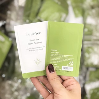 SAMPLE - Sữa Rửa Mặt Trà Xanh Innisfree Green Tea Foam Cleanser