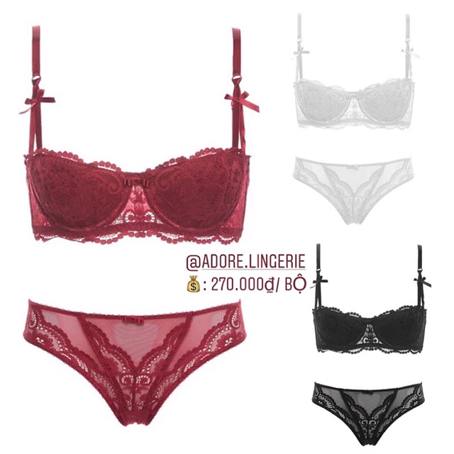 BỘ MAN NGANG REN CÓ GỌNG NÂNG | BigBuy360 - bigbuy360.vn