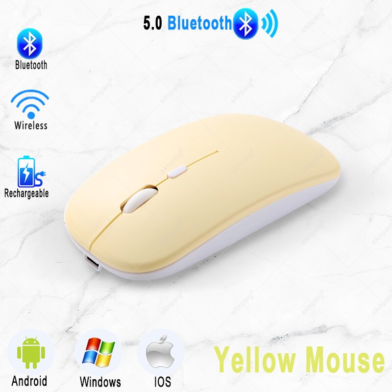 Chuột Không Dây Bluetooth 5.0 Kiểu Dáng Đơn Giản Thanh Lịch Cho Ipad Mac Ios Android Laptop Máy Tính Bảng Máy Tính | BigBuy360 - bigbuy360.vn
